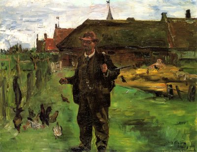 Porträt des Malers Paul Baum in Sluis von Lovis Corinth
